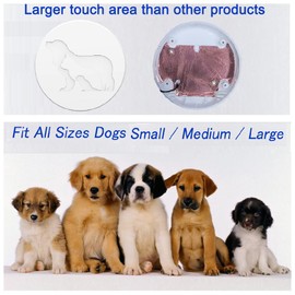 EverNary WiFi Smart Dog Door Bell for Potty Training,Tuya Wireless Dog Doorbell for Door, Doggie Doorbell to Go Outside, Waterproof Touch Button with Large Area (only Supports 2.4GHz WiFi)