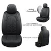 MINGBRON Seat Covers for Cars, Waterproof Seat Covers, Leather Car