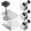 Outanaya 4pcs Fixing Clips Cabinet Hardware Installation Tool C Clamp