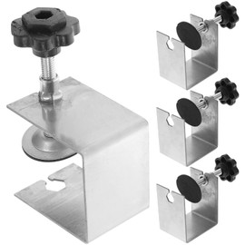 Outanaya 4pcs Fixing Clips Cabinet Hardware Installation Tool C Clamp for Easy Drawer Front Setup Durable and Non Damaging Design