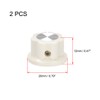 uxcell 2pcs 6.4mm Shaft Hole Potentiometer Volume Control Rotary Knobs