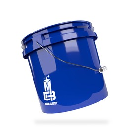MAGIC BUCKET Wash Bucket for Car Hand Wash Blue 3.5 US Gallons Approx. 13 Litres Compatible with Grit Guard, Detail Guardz Dirt Lock, Chemical Guys Dirt Trap, Gamma Lids