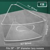 JEISSLIA Lazy Susan Cabinet Organizer Bins for 26"/ 28"/ 32"