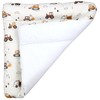 TupTam Baby Changing Mat with Cotton Cover Patterned Construction Vehicles