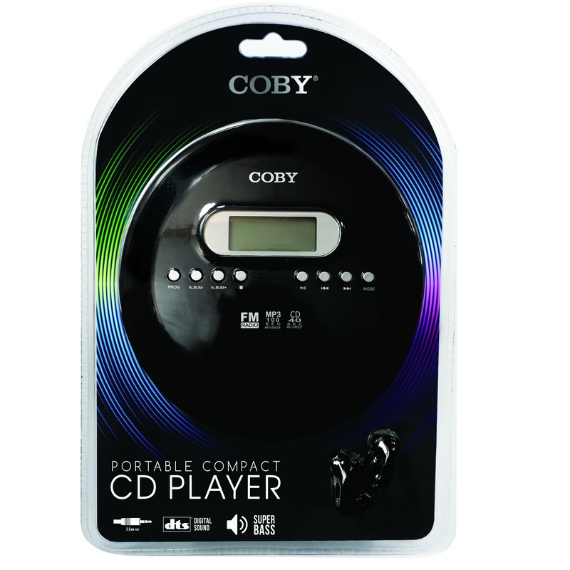Coby Portable CD Player with Anti-Skip Protection & FM Radio