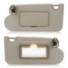 Left & Right Sun Visor with Vanity Light for 2013-2018