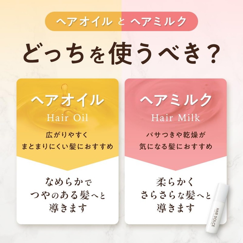 HAIR DOLCE Hair Dolce Silky Touch Hair Milk, Refill, Floral