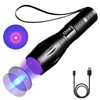 YZYOE 365 nm Black Light Flashlight Powerful Rechargeable, HIGH Definition