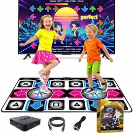 Dance Mat for Kids, Double Dancing Mat with Interactive Dance Pad Games
