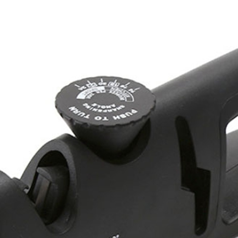 Black 4 Stage Knife Sharpener Adjustable Angle Household Blade Sharpener