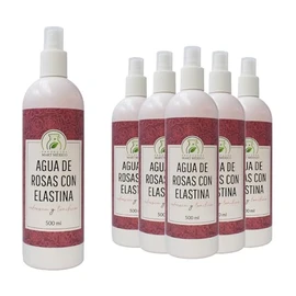 Agua De Rosas Con Elastina Hidrata (Pack 6)