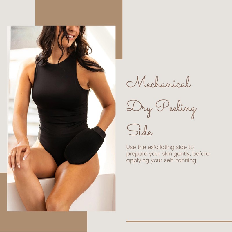 That'so Be3 Evolution Double Use Application and Exfoliating Glove -