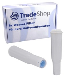 Trade-Shop 6 x water filters for Jura Impressa X5 X7 X9 X7-C X7-S X30 X70 X90 X95 XF50 XF70 XS9 Classic XS90 / One Touch XS95 / One Touch