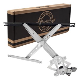 Brock Replacement Passengers Front Power Window Regulator with Motor Assembly Compatible with 2000-2012 F250 F350 F450 Super Duty Pickup Truck