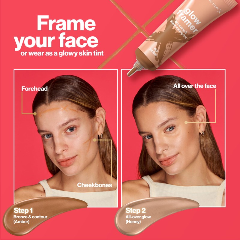 Max Factor Glow Framer, 60 Rich, Bronzing and Illuminating Tint,