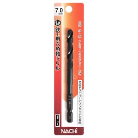 Nachi Hex Shank Ironworking Drill 7.0 mm (For metals, metalwork)