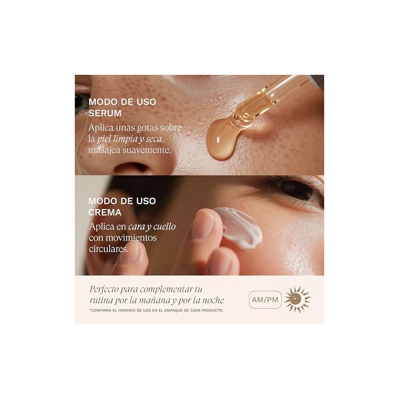 Collagenic 4 Pack Skincare Día y Noche, Frasco con 4