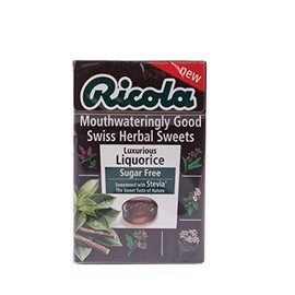 Ricola Box - Liquorice With Stevia 45g (PACK OF 19)