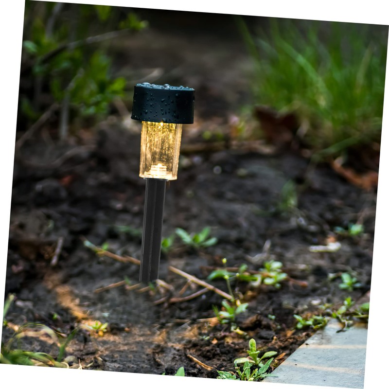 OSALADI Garden Solar Lamp Stakes 8pcs Ground Stake Spike for