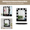 GLACER Hollywood Vanity Mirror with Lights, LED Illuminated Cosmetic Mirror