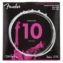 Fender Hendrix Voodoo Child Electric Guitar Strings, Nickel Plated Steel, Ball End .010-.038