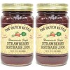 Amish Homemade Style Strawberry Rhubarb Jam 2-19 Ounce Non-GMO All