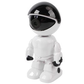 Fockety Cámara de Seguridad para el Hogar, Aplicación WiFi, Cámara Robot Astronauta 1080P, Control Remoto Interactivo, Cámara de Seguimiento Inteligente, Cámara Interior para bebé (White)