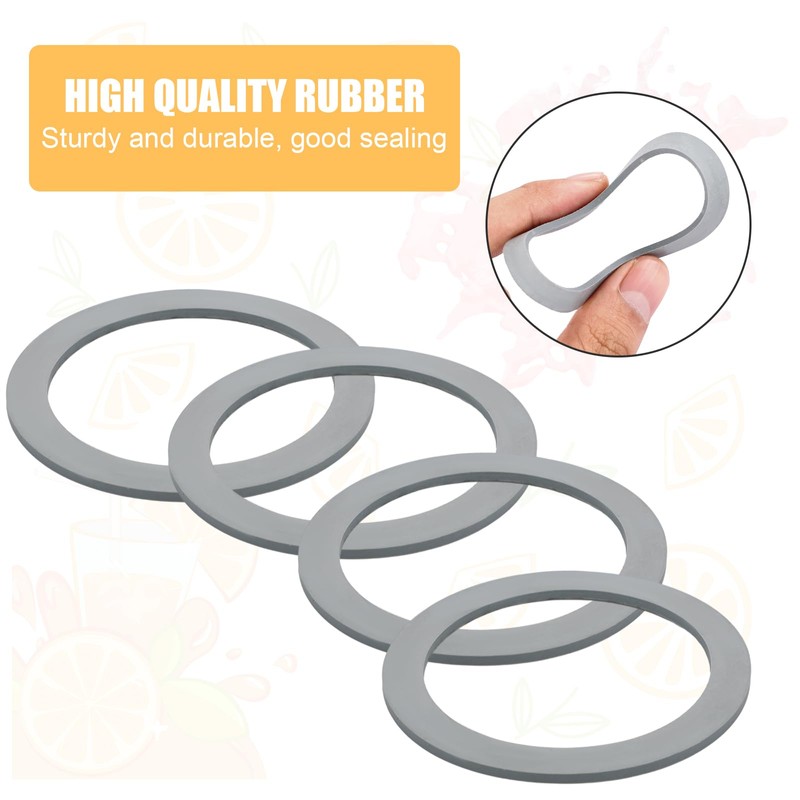 4pcs Blender Gasket for Oster, Blender Gasket O-Ring Rubber Seal