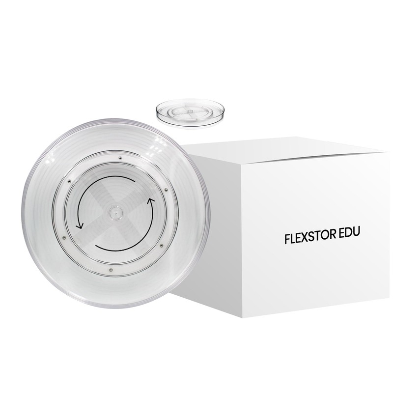Case of 12 – Lazy Susan Turntable Organizer – FlexStor