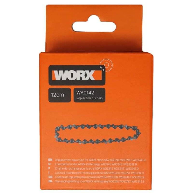 WORX WA0142 Chain for Cordless Chainsaw WG324E & WG324E.9, Black/Orange