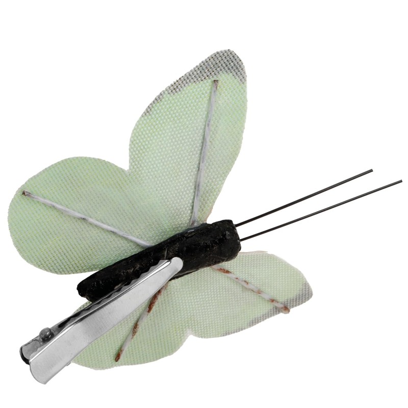 COM-FOUR® 12 x Butterfly for Decoration - Artificial Flutter Animals