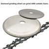 UF-SHARP Diamond 5-3/4” Chainsaw Grinding Wheel 3/16" Thick for 3/8"