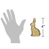The Bridge Collection Gold Rabbit Ornament - Easter Bunny Hanging