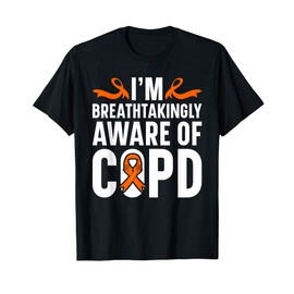 COPD Fighter COPD Support Squad Lung Disease Awareness T-Shirt
