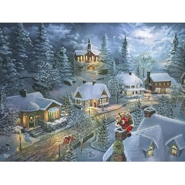 Ceaco - Holiday - Santa Silent Night - Rompecabezas de 300 Piezas