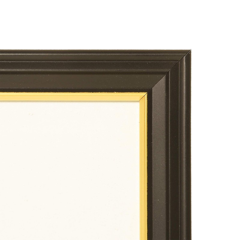 FUJICOLOR 404986 Portrait Picture Frame, Size L, Black Wood, Non-Reflective