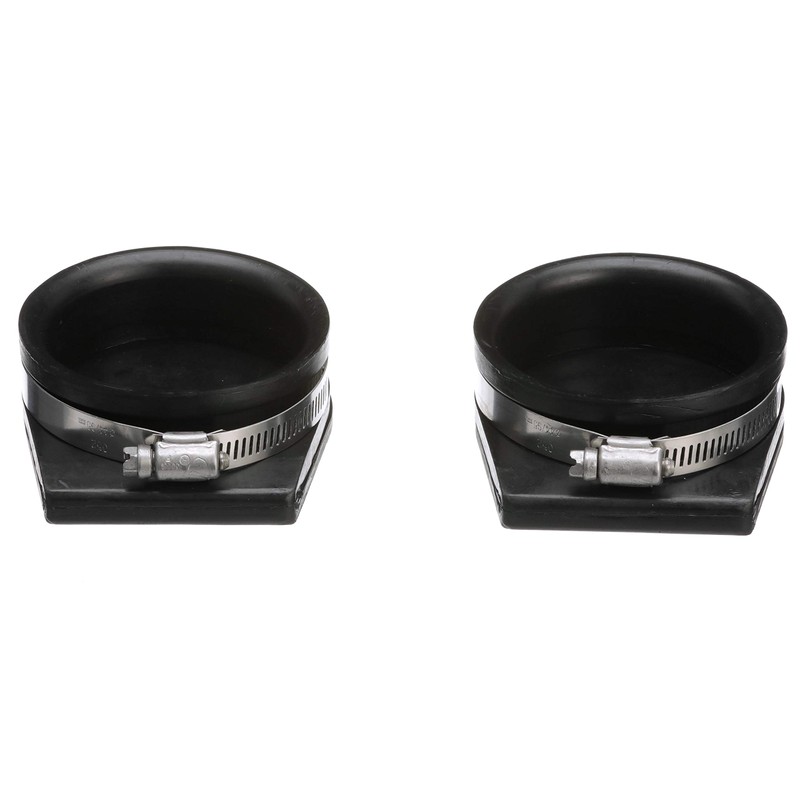 Seachoice Exhaust Guard Covers, Fits 3 in. OD Pipe, Black