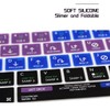 HRH Serato DJ Shortcuts Hotkey Silicone Keyboard Cover Skin for