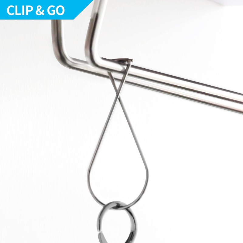 TSJ Suspended Ceiling Hooks with Clip for Teachers Hanging in