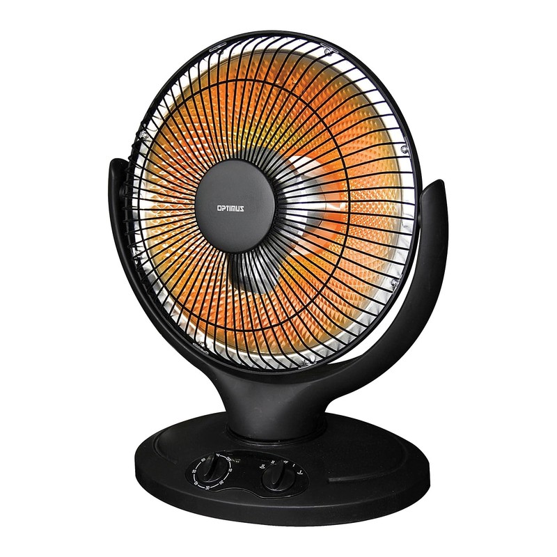 Optimus H-4430 14-Inch Oscillating Dish Heater
