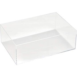 TRUSCO ACB-203010 5 Sided Acrylic Display Box, Rectangle, Length 7.8 x Width 11.8 x Height 3.9 inches (200 x 300 x 100 mm)