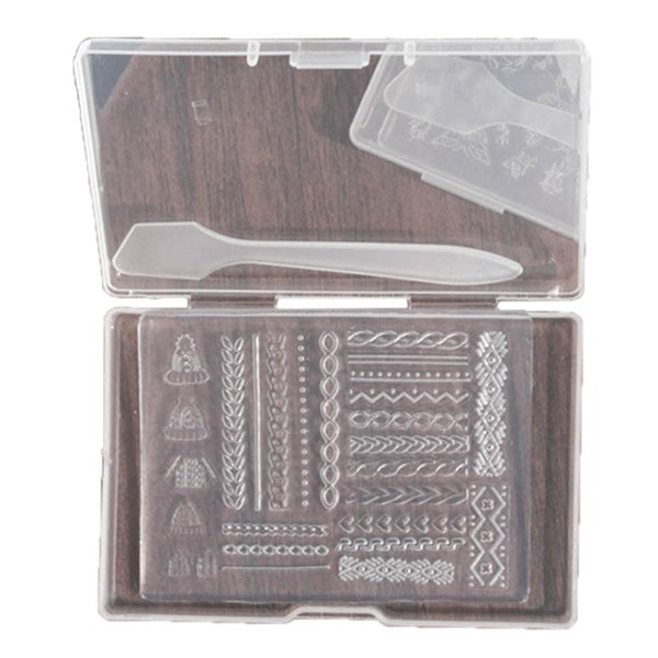 appuivbt Nail Art Mold for DIY Nail Art Decorations -