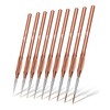 Mr. Pen- Detail Paint Brushes Set, 9 pcs, Rose Gold,