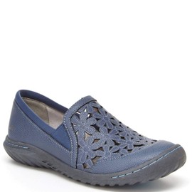 JBU by Jambu Women's Wildflower Moc Shoe, Blue, 8 M US