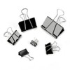 50pcs Black Double Clips Beans 15mm Black Paper Clips for