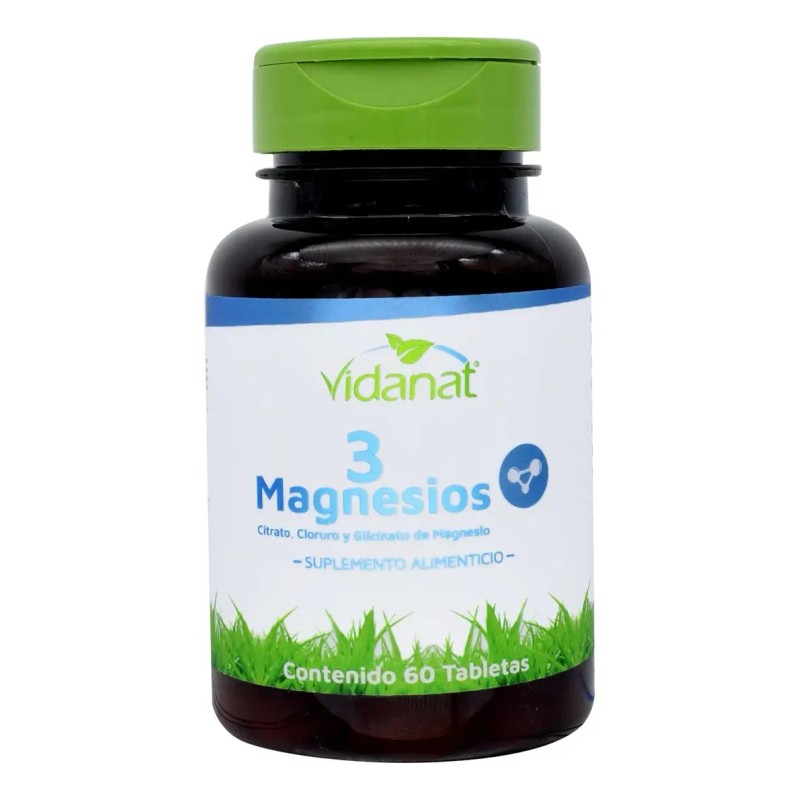 Magnesios Tabletas Vidanat Mejora Rendimiento Sabor