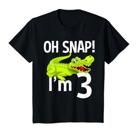 3 Year Old Alligator Birthday Shirt Crocodile Gator 3rd Gift T-Shirt