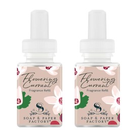 Pura Refill - Smart Home Air Diffuser Fragrance Refill - Up to 120 Hours of Premium Fragrance per Refill - Clean Diffuser Fragrance for Home & Office - Soap & Paper Factory 2 Pack, Flowering Currant