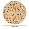 Burritos Tortilla Blanket Giant Round Beach Blanket Soft Comfortable Novelty