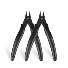 GlamorDove Hair Extension Pliers Keratin Bond Cutting Pliers Wire Flush Cutters Wire Clippers Nippers Hair Extension Tool with an Opening Spring Weft Extensions